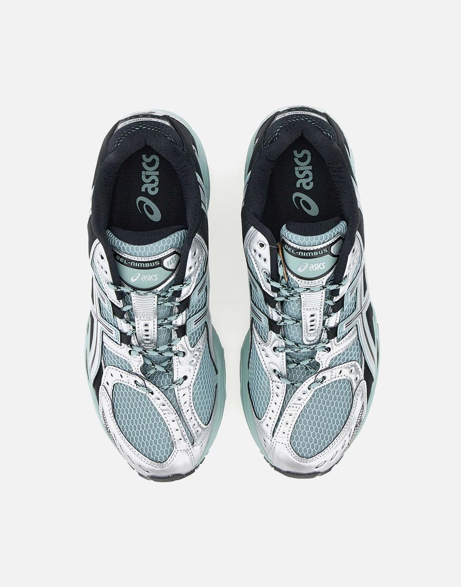 Gel Nimbus 10.1 Teal Silver Sneakers