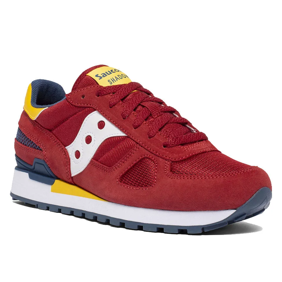 Scarpe Uomo Saucony Sneakers Shadow Original Red - Yellow - Blue